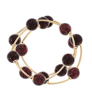 Load image into Gallery viewer, Acrylic Ball &amp; Bar Bracelet
