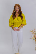 Load image into Gallery viewer, Over There Peplum Top
