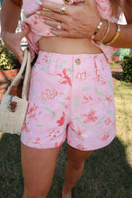 Load image into Gallery viewer, Azalea Floral Short Set- Pink
