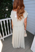 Load image into Gallery viewer, Ivy Stripe Midi Skirt Set - Green
