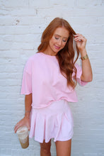 Load image into Gallery viewer, Bri Boxy Cropped Tee-Pink
