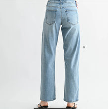 Load image into Gallery viewer, Brandy Bowed Straight Leg- Light Denim
