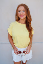Load image into Gallery viewer, Florida Side Tie Top-Yellow
