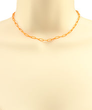 Load image into Gallery viewer, Color Paperclip Chain Chocker
