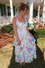 Load image into Gallery viewer, Fresh Bloom Floral Midi Dress- White
