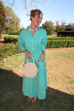 Load image into Gallery viewer, Clubhouse Striped Button Up- Green
