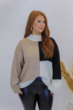 Load image into Gallery viewer, Sweetie Pie ColorBlock Sweater
