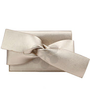 Load image into Gallery viewer, Tie Detail Leather Clutch
