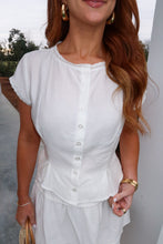 Load image into Gallery viewer, Lace &amp; Grace Top Set- White
