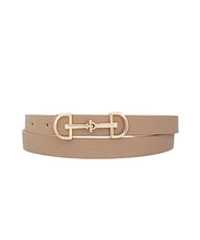 Load image into Gallery viewer, Horse Buckle Skinny Belt
