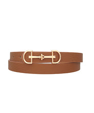 Load image into Gallery viewer, Horse Buckle Skinny Belt
