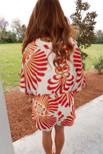 Load image into Gallery viewer, Radiance Printed Romper-Coral
