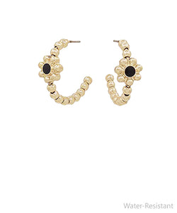 Flower Epoxy Accent CCB Hoops