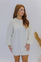 Load image into Gallery viewer, Only You Sweaters Dress- Cream
