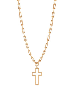 Cross Pendant  Chain Necklace