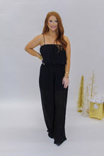 Load image into Gallery viewer, Stacy Square Neck Jumpsuit- Black
