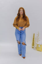 Load image into Gallery viewer, Come Closer Knit Top- Brown
