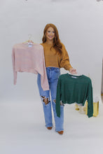 Load image into Gallery viewer, Come Closer Knit Top- Green
