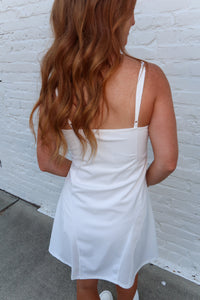 Active Life Tennis Dress- White
