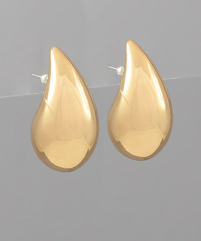 Chunky Teardrop Earrings