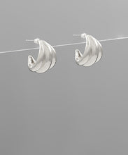 Load image into Gallery viewer, Pleated Hoops
