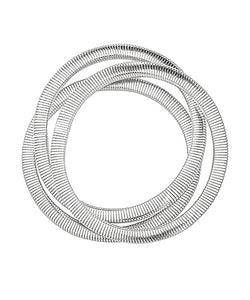 3 Row Omega Bracelet Set
