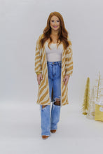Load image into Gallery viewer, Zebra Printed Cardigan- Beige
