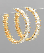 Load image into Gallery viewer, Multi Shape Glass Hoops
