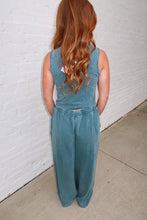 Load image into Gallery viewer, Layover Top &amp; Pant Set-Teal
