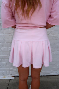 Barbie Girl Pleated Skort-Pink