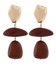 Load image into Gallery viewer, Linear Color Geometric Earrings
