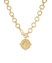 Load image into Gallery viewer, Horsehead Round Pendant Necklace

