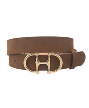 Load image into Gallery viewer, Horsebit Buckle Microsuede Belt
