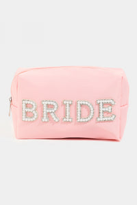Bride Print Cosmetic Bag