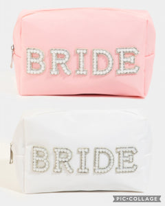 Bride Print Cosmetic Bag