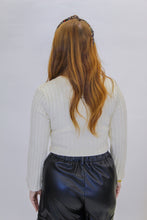 Load image into Gallery viewer, Warm Affection Asymmetrical Top- Cream
