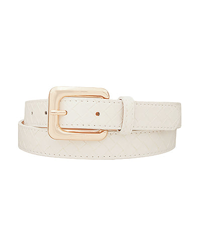 Weave Textured Strap Belt
