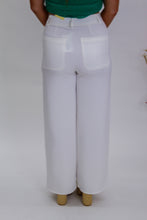 Load image into Gallery viewer, Kick Flare High Waisted Pants- White
