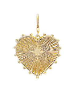 Textured Heart Pendant