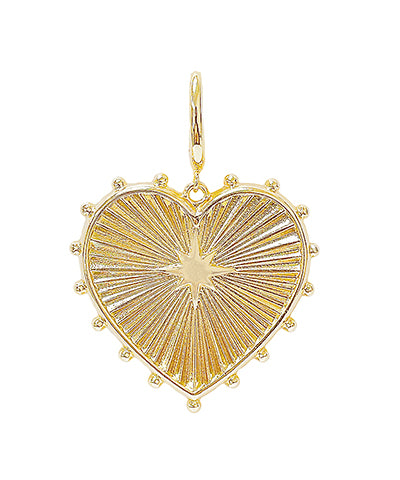 Textured Heart Pendant
