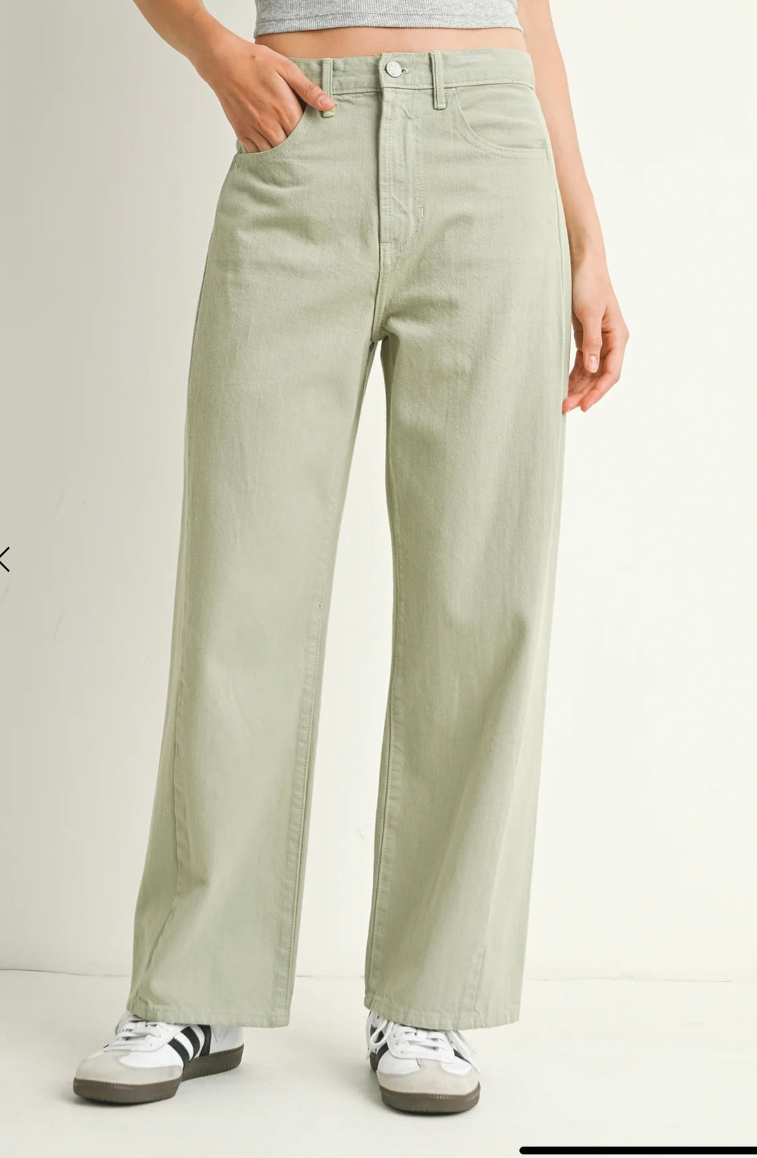 Barrel Jean Twist - Eucalyptus