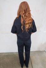 Load image into Gallery viewer, Carter Denim Top-Black
