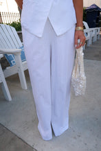 Load image into Gallery viewer, In Style Wrap Vest &amp; Pants Set-White

