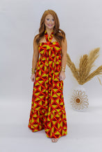 Load image into Gallery viewer, Feel Good Halter Maxi Dress- Chartreuse
