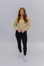 Load image into Gallery viewer, Settle Down Half Sip Pullover- Cream
