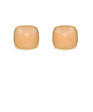 Load image into Gallery viewer, Glass Square Earrings

