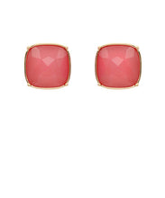 Load image into Gallery viewer, Glass Square Earrings
