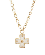 Load image into Gallery viewer, Decorated Byzantine Cross Necklace
