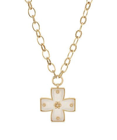 Decorated Byzantine Cross Necklace