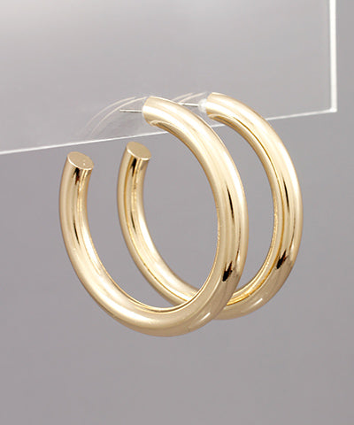 Thick Open Hoops